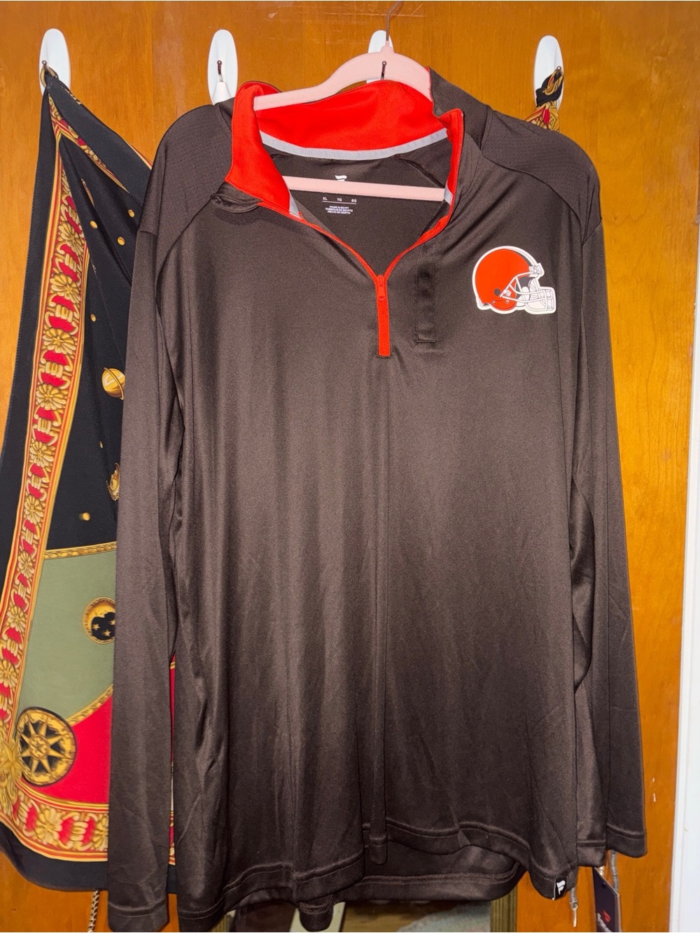 Men's Cleveland Browns 1/4 Zip Pullover